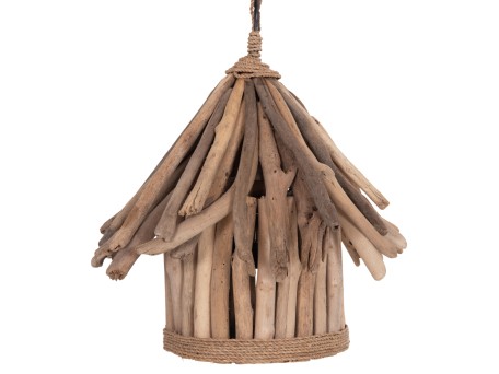 ΦΩΤΙΣΤΙΚΟ ΟΡΟΦΗΣ ΚΡΕΜΑΣΤΟ TREIT HM4874 DRIFTWOOD ΣΕ ΦΥΣΙΚΟ Φ40x73Υεκ [1xΕ27]