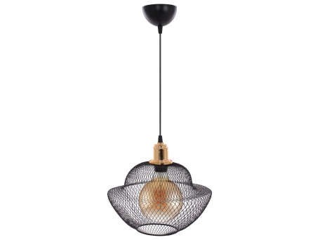 ΦΩΤΙΣΤΙΚΟ ΟΡΟΦΗΣ ΜΑΥΡΟ ΜΕΤΑΛΛΙΚΟ ΜΟΝΤΕΡΝΟ ΠΛΕΓΜΑ Φ30x65Yεκ.HM7690.01