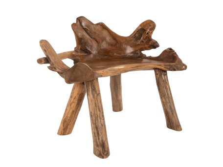 ΠΑΓΚΑΚΙ HM9348 ΑΠΟ ΜΑΣΙΦ ΞΥΛΟ TΕΑK ΦΥΣΙΚΟ 120x88x80 εκ.