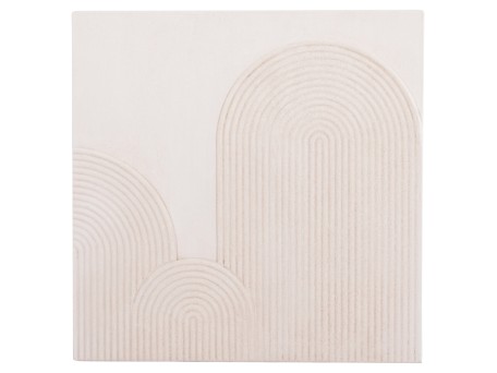 ΠΙΝΑΚΑΣ ΤΕΤΡΑΓΩΝΟΣ ΣΕΙΡΑ SANTORINI HM4517 MDF ΣΕ ΥΠΟΛΕΥΚΟ ΧΡΩΜΑ 80x4,5(πάχος)x80Υεκ.