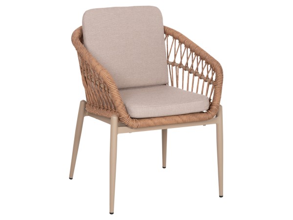 ΠΟΛΥΘΡΟΝΑ ΑΛΟΥΜΙΝΙΟΥ GALDIN HM6272.03 ΚΑΠΟΥΤΣΙΝΟ-P.E.RATTAN-ΜΠΕΖ ΥΦΑΣΜΑ 65x60x76Υεκ