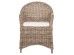 ΠΟΛΥΘΡΟΝΑ ΜΕ ΕΚΡΟΥ ΜΑΞΙΛΑΡΙ KEYLA HM9536 ΚΑΦΕ RATTAN 63x65x87Υεκ.