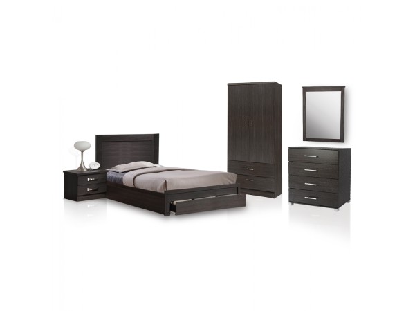 ΣΕΤ ΚΡΕΒΑΤΟΚΑΜΑΡΑΣ 5 ΤΕΜΑΧΙΩΝ ΣΕ ZEBRANO HM11337.01