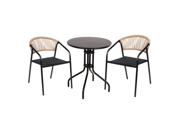 ΣΕΤ ΤΡΑΠΕΖΑΡΙΑΣ 3ΤΜΧ LINO HM10728 2 ΜΕΤΑΛ. ΚΑΡΕΚΛΕΣ--ΣΤΡΟΓΓΥΛΟ ΤΡΑΠΕΖΙ Φ60εκ ΜΑΥΡΟ ΣΕΤ ΤΡΑΠΕΖΑΡΙΑΣ 3ΤΜΧ LINO HM10728 2 ΜΕΤΑΛ. ΚΑΡΕΚΛΕΣ--ΣΤΡΟΓΓΥΛΟ ΤΡΑΠΕΖΙ Φ60εκ ΜΑΥΡΟ