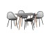 ΣΕΤ ΤΡΑΠΕΖΑΡΙΑΣ 5ΤΜΧ LIO HM21175 MDF TOP & ΠΟΛΥΠΡΟΠΥΛΕΝΙΟ ΣΕ ΜΑΥΡΟ ΣΕΤ ΤΡΑΠΕΖΑΡΙΑΣ 5ΤΜΧ LIO HM21175 MDF TOP & ΠΟΛΥΠΡΟΠΥΛΕΝΙΟ ΣΕ ΜΑΥΡΟ