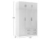 ΝΤΟΥΛΑΠΑ 3ΦΥΛΛΗ ΜΕ ΠΑΤΑΡΙ CARLY HM10891.05 ΜΕΛΑΜΙΝΗ ΣΕ ΛΕΥΚΟ 150X55Χ240Υεκ. ΝΤΟΥΛΑΠΑ 3ΦΥΛΛΗ ΜΕ ΠΑΤΑΡΙ CARLY HM10891.05 ΜΕΛΑΜΙΝΗ ΣΕ ΛΕΥΚΟ 150X55Χ240Υεκ.