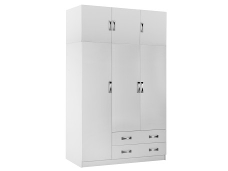 ΝΤΟΥΛΑΠΑ 3ΦΥΛΛΗ ΜΕ ΠΑΤΑΡΙ CARLY HM10891.05 ΜΕΛΑΜΙΝΗ ΣΕ ΛΕΥΚΟ 150X55Χ240Υεκ.