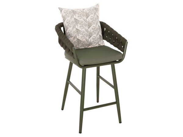 ΣΚΑΜΠΟ ΑΛΟΥΜΙΝΙΟΥ CAMDEN HM6142.09 ΜΑΞΙΛΑΡΙ ΜΕ PRINT-DARK OLIVE 56x60x108Υεκ.