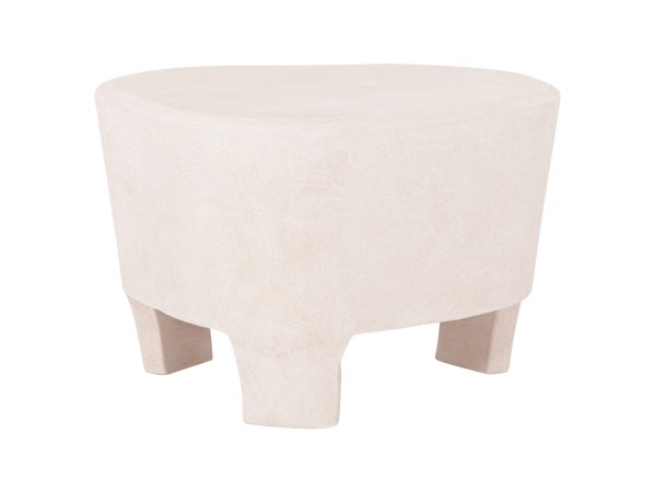 ΤΡΑΠΕΖΙ ΣΑΛΟΝΙΟΥ ΣΕΙΡΑ SANTORINI HM18053 MDF ΣΕ ΥΠΟΛΕΥΚΟ ΧΡΩΜΑ 54x61x40,5Υεκ.