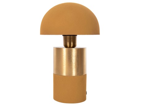 ΕΠΙΤΡΑΠΕΖΙΟ ΦΩΤΙΣΤΙΚΟ PUNE HM4255.09 ΜΕΤΑΛΛΟ ΣΕ ΜΟΥΣΤΑΡΔΙ-ΧΡΥΣΟ Φ18x28Υ εκ.