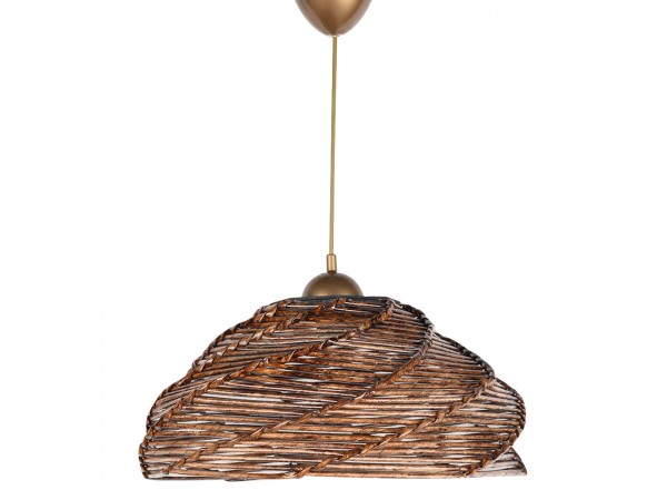 ΦΩΤΙΣΤΙΚΟ ΟΡΟΦΗΣ ΕΣΩΤΕΡΙΚΟΥ ΧΩΡΟΥ ΚΡΕΜΑΣΤΟ HM7365.02 ΑΠΟ ΞΥΛΟ ΚΑΙ BAMBOO ΚΑΡΥΔΙ 36x36x65Υ εκ.