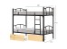 ΚΟΥΚΕΤΑ ΜΕ 2 ΣΥΡΤΑΡΙΑ SONAMA & ΣΤΡΩΜΑΤΑ 90X190εκ FLOOR HM10749.04 ΜΕΤΑΛΛΟ ΜΑΥΡΟ