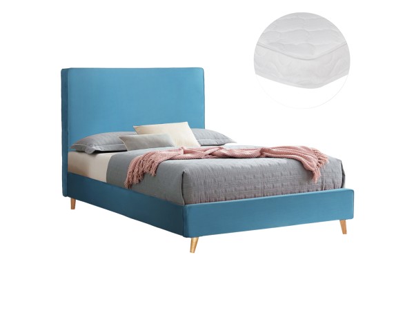 ΚΡΕΒΑΤΙ ΜΕ ΣΤΡΩΜΑ MAYLIN HM21281.02 ΤΙΡΚΟΥΑΖ ΒΕΛΟΥΔΟ--ΓΙΑ 120x200εκ ΚΡΕΒΑΤΙ ΜΕ ΣΤΡΩΜΑ MAYLIN HM21281.02 ΤΙΡΚΟΥΑΖ ΒΕΛΟΥΔΟ--ΓΙΑ 120x200εκ