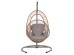 ΚΡΕΜΑΣΤΗ ΦΩΛΙΑ RULER HM6083.02 ΚΑΠΟΥΤΣΙΝΟ ΜΕΤΑΛ.- P.E.RATTAN-ΜΑΞΙΛΑΡΙ 120x110x190Υ