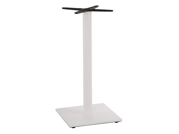 ΒΑΣΗ ΜΕΤΑΛΛΙΚΗ ΜΠΑΡ ΜΕΣΑΙΟΥ ΥΨΟΥΣ ΛΕΥΚΟ ΜΑΤ HM474.02 ΣΤΑΥΡΟΣ 46Χ46εκ 45Χ45Χ94Υεκ.