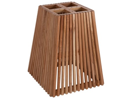 ΒΑΣΗ ΤΡΑΠΕΖΙΟΥ ΕΣΩΤ.ΧΩΡΟΥ ΤΕΤΡΑΓΩΝΗ FRANTZ HM9460.01 ΞΥΛΟ MINDI ΣΕ ΦΥΣΙΚΟ 60x60x75Y εκ.