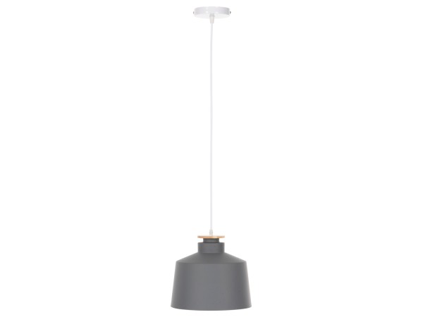 ΦΩΤΙΣΤΙΚΟ ΟΡΟΦΗΣ ΚΡΕΜΑΣΤΟ HM4158.03 ΓΚΡΙ ΚΑΠΕΛΟ ΑΛΟΥΜΙΝΙΟΥ Φ30x123,5Υεκ