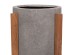 ΓΛΑΣΤΡΑ ΕΣΩΤ.ΧΩΡΟΥ HOFF HM4682.03S FIBER CEMENT ΓΚΡΙ-TEAK ΒΑΣΗ Φ31x43Υεκ