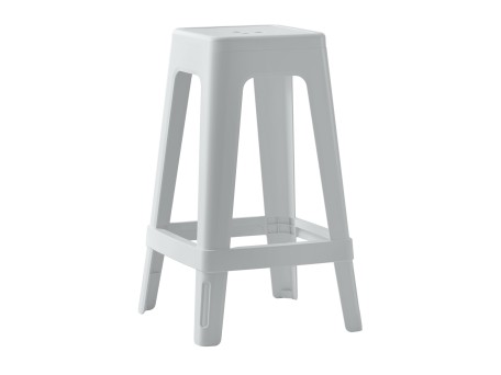 ΣΚΑΜΠΟ ΠΟΛΥΠΡΟΠΥΛΕΝΙΟΥ ΤΕΤΡΑΓΩΝΟ ZEB HM6128.01 ΛΕΥΚΟ 35x35x65Υεκ.