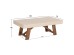 ΤΡΑΠΕΖΙ ΜΕΣΗΣ MAEVE HM6595.02 ΜΠΕΖ FIBER CEMENT--ΞΥΛΟ ΑΚΑΚΙΑΣ 130x70x45Υεκ.