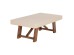 ΤΡΑΠΕΖΙ ΜΕΣΗΣ MAEVE HM6595.02 ΜΠΕΖ FIBER CEMENT--ΞΥΛΟ ΑΚΑΚΙΑΣ 130x70x45Υεκ.