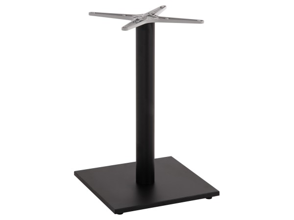 ΒΑΣΗ ΤΡΑΠΕΖΙΟΥ ΑΛΟΥΜΙΝΙΟΥ ΜΑΥΡΟ ΜΑΤ HM475.01 ΣΤΑΥΡΟΣ 48Χ48εκ 45Χ45Χ72Υεκ.