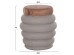 ΤΡΑΠΕΖΙ ΒΟΗΘΗΤΙΚΟ PUFFAT HM18172.03 FIBER CEMENT ΓΚΡΙ- ΞΥΛΟ TEAK TOP Φ45x46Υεκ.