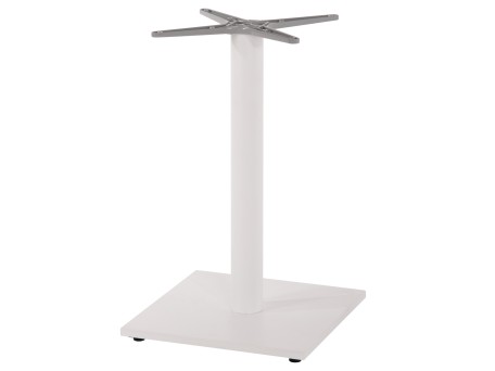 ΒΑΣΗ ΤΡΑΠΕΖΙΟΥ ΑΛΟΥΜΙΝΙΟΥ ΛΕΥΚΟ ΜΑΤ HM475.02 ΣΤΑΥΡΟΣ 48Χ48εκ 45Χ45Χ73Υεκ.