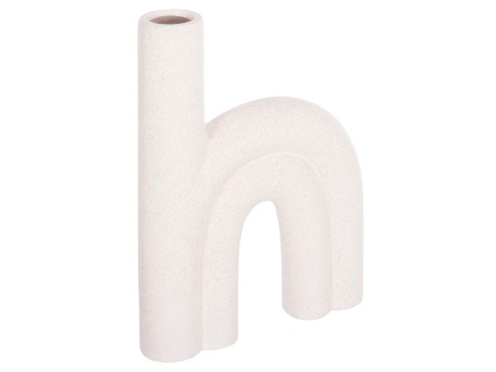 ΕΠΙΤΡΑΠΕΖΙΟ ΚΕΡΑΜΙΚΟ ΔΙΑΚΟΣΜΗΤΙΚΟ ARCON HM4638.01 ΚΡΥΣΤΑΛΛΙΚΟ ΥΠΟΛΕΥΚΟ 25,5x6x34Υεκ