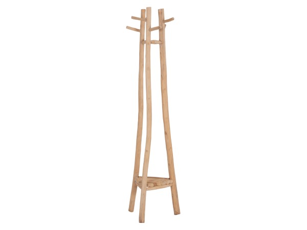 ΚΑΛΟΓΕΡΟΣ ΜΕ 3 ΚΟΛΩΝΕΣ TRIDEM HM4881 ΞΥΛΟ TEAK ΣΕ ΦΥΣΙΚΟ 52x52x200Υεκ.