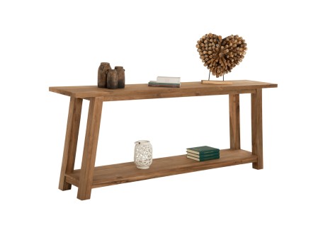 ΚΟΝΣΟΛΑ ΧΩΡΙΣ ΣΥΡΤΑΡΙ ΑΠΟ ΑΝΑΚΥΚΛΩΜΕΝΟ ΞΥΛΟ ΤΕΑΚ HM9554 240x45x91Υεκ.