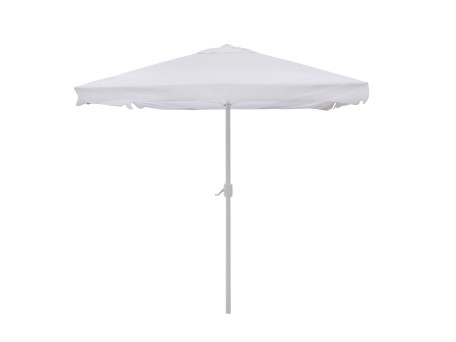 ΟΜΠΡΕΛΑ 3x3x2,65 μ. RAMSEY ΤΕΤΡΑΓΩΝΗ ΑΛΟΥΜΙΝΙΟΥ ΕΚΡΟΥ ΜΕ ΜΑΝΙΒΕΛΑ HM6004