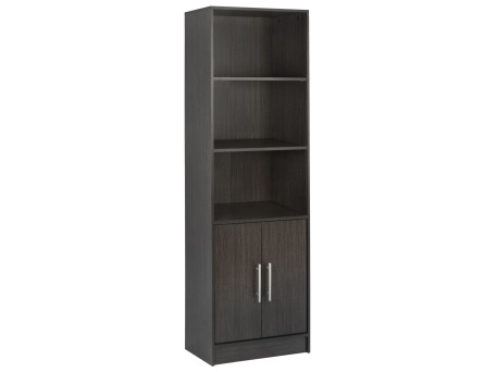 ΒΙΒΛΙΟΘΗΚΗ ΜΕΛΑΜΙΝΗΣ ENSLEY HM2027.01 ZEBRANO 60X30X180 εκ.