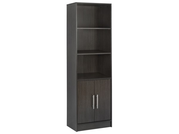 ΒΙΒΛΙΟΘΗΚΗ ΜΕΛΑΜΙΝΗΣ ENSLEY HM2027.01 ZEBRANO 60X30X180 εκ.