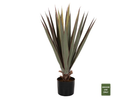 ΔΙΑΚΟΣΜΗΤΙΚΟ ΣΥΝΘΕΤΙΚΟ ΦΥΤΟ HM7985 SISAL AGAVE ΣΕ ΓΛΑΣΤΡΑ  Φ13,5x13-76Υεκ.