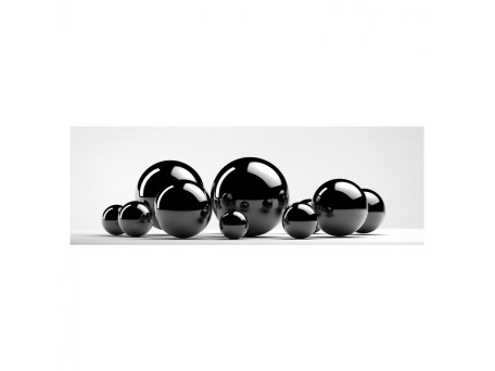 ΠΙΝΑΚΑΣ ΚΑΜΒΑΣ BLACK AND WHITE HM7198.02 80x3x30 εκ.