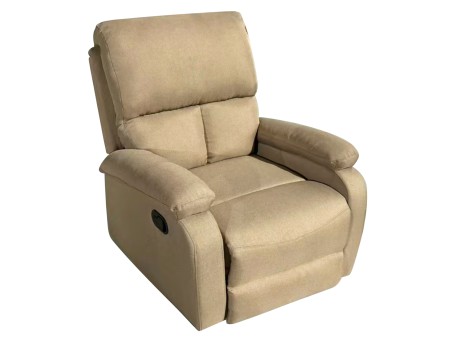 ΠΟΛΥΘΡΟΝΑ RELAX DIONI HM3296.03 ΜΠΕΖ ΥΦΑΣΜΑ 81x94x97Υεκ.