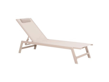 ΞΑΠΛΩΣΤΡΑ ΑΛΟΥΜΙΝΙΟΥ ΜΕ ΜΑΞΙΛΑΡΙ RABIA HM5982.04 ΣΕ ΣΑΜΠΑΝΙ 191,5x60x89,5Υεκ.