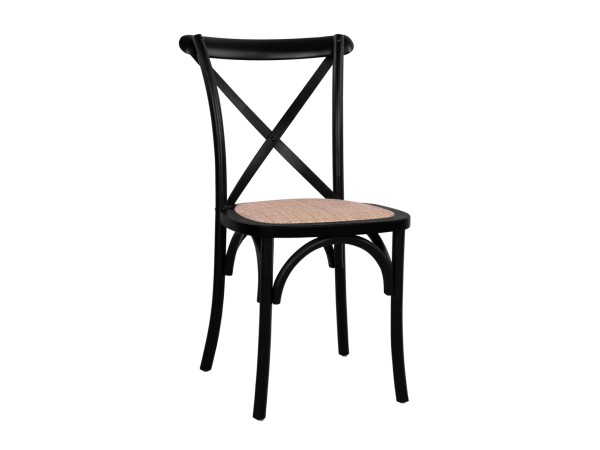 ΚΑΡΕΚΛΑ OWEN ΣΤΟΙΒΑΖΟΜΕΝΗ ΞΥΛΙΝΗ ΟΞΙΑ ΜΑΥΡΟ ΜΑΤ ΜΕ ΧΙΑΣΤΙ ΠΛΑΤΗ HM8575.02 45x55,5x90Yεκ