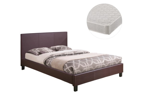 ΚΡΕΒΑΤΙ ΜΕ ΣΤΡΩΜΑ BECCA HM21283.02 ΚΑΦΕ PU--ΓΙΑ 150x200εκ ΚΡΕΒΑΤΙ ΜΕ ΣΤΡΩΜΑ BECCA HM21283.02 ΚΑΦΕ PU--ΓΙΑ 150x200εκ