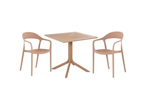 ΣΕΤ ΤΡΑΠΕΖΑΡΙΑΣ ΕΞ.ΧΩΡΟΥ 3ΤΜΧ CLEO HM21136 ΠΟΛΥΠΡΟΥΛΕΝΙΟ ΣΕ ΚΑΠΟΥΤΣΙΝΟ