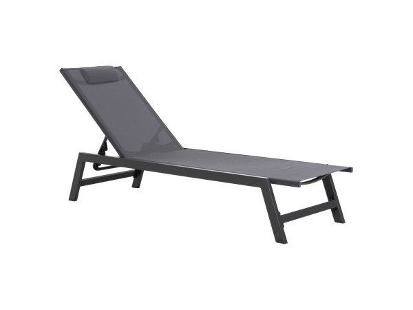 ΞΑΠΛΩΣΤΡΑ ΑΛΟΥΜΙΝΙΟΥ ΜΕ ΜΑΞΙΛΑΡΙ RABIA HM5982.03 ΣΕ ΑΝΘΡΑΚΙ 191,5x60x89,5Υεκ.