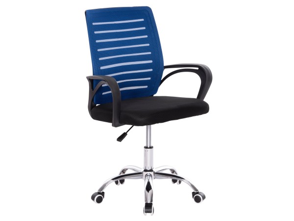 ΚΑΡΕΚΛΑ ΓΡΑΦΕΙΟΥ TRAIL HM1192.96 ΜΠΛΕ & ΜΑΥΡΟ MESH 62x51x98Υεκ. Β' ΔΙΑΛΟΓΗΣ