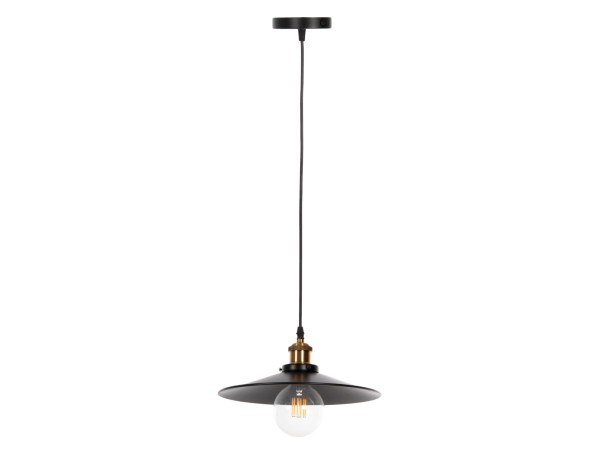 ΦΩΤΙΣΤΙΚΟ ΟΡΟΦΗΣ ΚΡΕΜΑΣΤΟ HM4162 ΜΑΥΡΟ ΜΕΤΑΛΛΟ-ΧΡΥΣΗ ΛΕΠΤΟΜΕΡΕΙΑ Φ30x109Υεκ