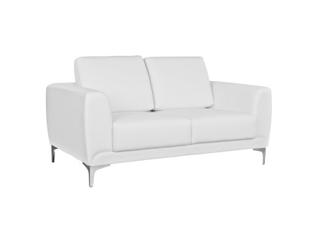 ΚΑΝΑΠΕΣ 2ΘΕΣΙΟΣ KΕΝΖΙΕ HM3121.22 ΜΕ ΛΕΥΚΟ PU 142x81x81 εκ.