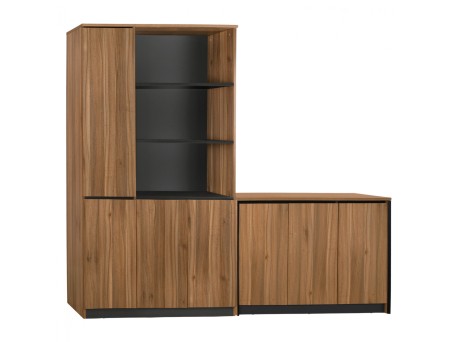 ΣΕΤ 2 ΤΜΧ ΒΙΒΛΙΟΘΗΚΗ ΓΡΑΦΕΙΟΥ ΕΠΑΓΓΕΛΜΑΤΙΚΗ ΜΕ ΝΤΟΥΛΑΠΙ SUPREME HM11370