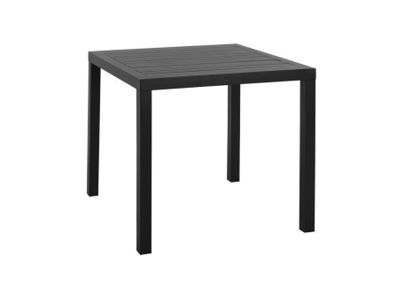 ΤΡΑΠΕΖΙ ΑΛΟΥΜΙΝΙΟΥ SAHIRA ΣΕ ΑΝΘΡΑΚΙ ΑΠΟΧΡΩΣΗ 80Χ80X75,5Υεκ. HM5572.02