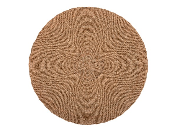 ΧΑΛΙ ΣΤΡΟΓΓΥΛΟ CRATER HM7849 MENDONG GRASS ΣΕ ΦΥΣΙΚΟ ΧΡΩΜΑ Φ150εκ.