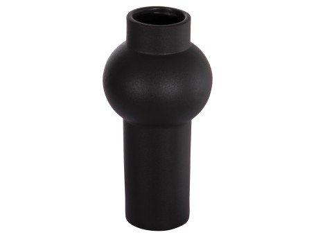 ΕΠΙΤΡΑΠΕΖΙΟ ΚΕΡΑΜΙΚΟ ΔΙΑΚΟΣΜΗΤΙΚΟ SCEPTER HM4605.02 ΜΑΥΡΟ ΜΑΤ Φ15x30Υ εκ.