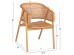 ΠΟΛΥΘΡΟΝΑ KENLEE HM9872 ΦΡΑΞΙΝΟΣ ΚΑΙ ΦΥΣΙΚΟ RATTAN RATTAN ΣΕ ΦΥΣΙΚΟ 57,5x55x81Yεκ.